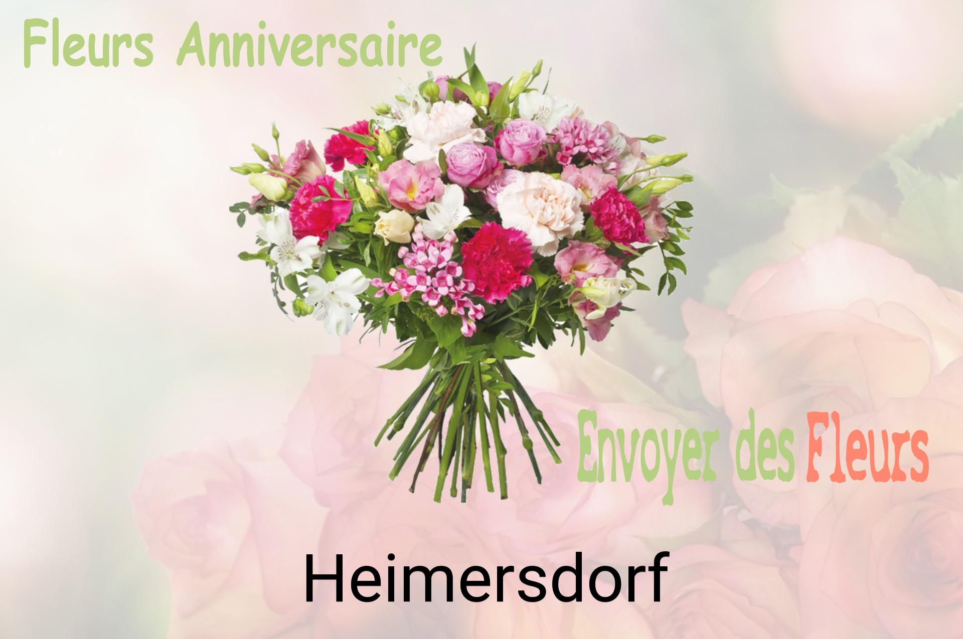 Bouquet de fleurs d’anniversaire livré à Heimersdorf