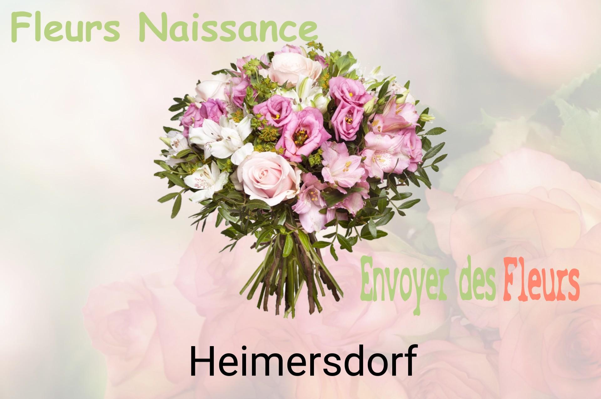 Bouquet de fleurs de naissance livré à Heimersdorf